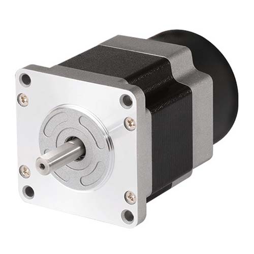 5 phase stepper motors with built in brakes shaft type model ak b series