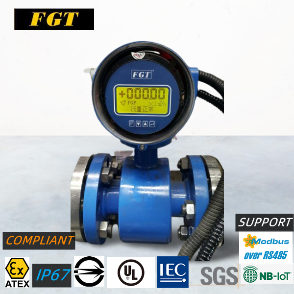 ประเภท fmg-c: เครื่องวัดอัตราการไหลแม่เหล็กไฟฟ้าแบบรวม | เครื่องวัดการไหลของน้ำเสีย first General technology co., Ltd. | first General technology inc.