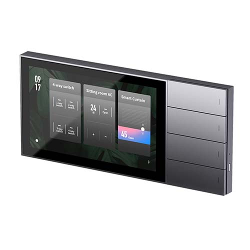 nature 7 series: all-in-one smart home control panel smart home control center | smart home | smart building label | weak current engineering first general technology co., Ltd. | first general technology inc.