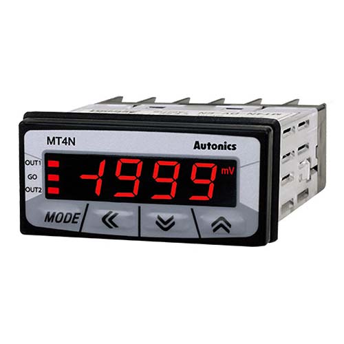 Medidores de panel digitales compactos con diversas opciones de entrada y salida modelo serie mt4n