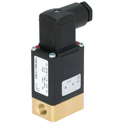 Katup solenoida tipe pivot 2/2 atau 3/2 arah kerja langsung model seri 0330
