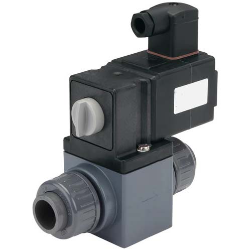 Katup solenoida tipe toggle 2/2 arah atau 3/2 arah kerja langsung model seri 0131
