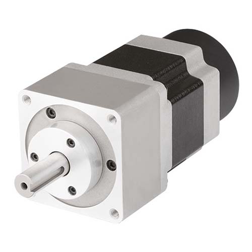 geared 5 phase stepper motors with built in brakes shaft type model ak gb series