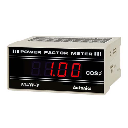 power factor display digital panel meters model m4w p series