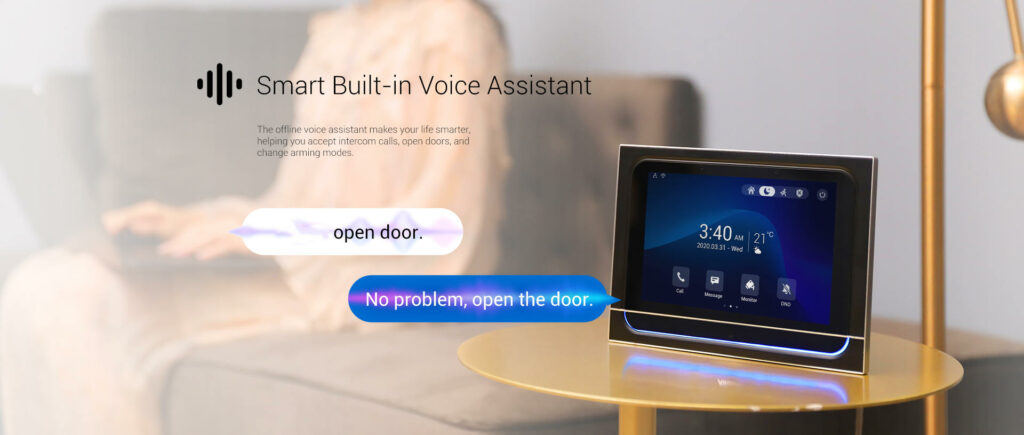 eccx933_อินเตอร์คอมภายในอาคารขนาด 7 นิ้ว_พร้อมเสียงอัจฉริยะ