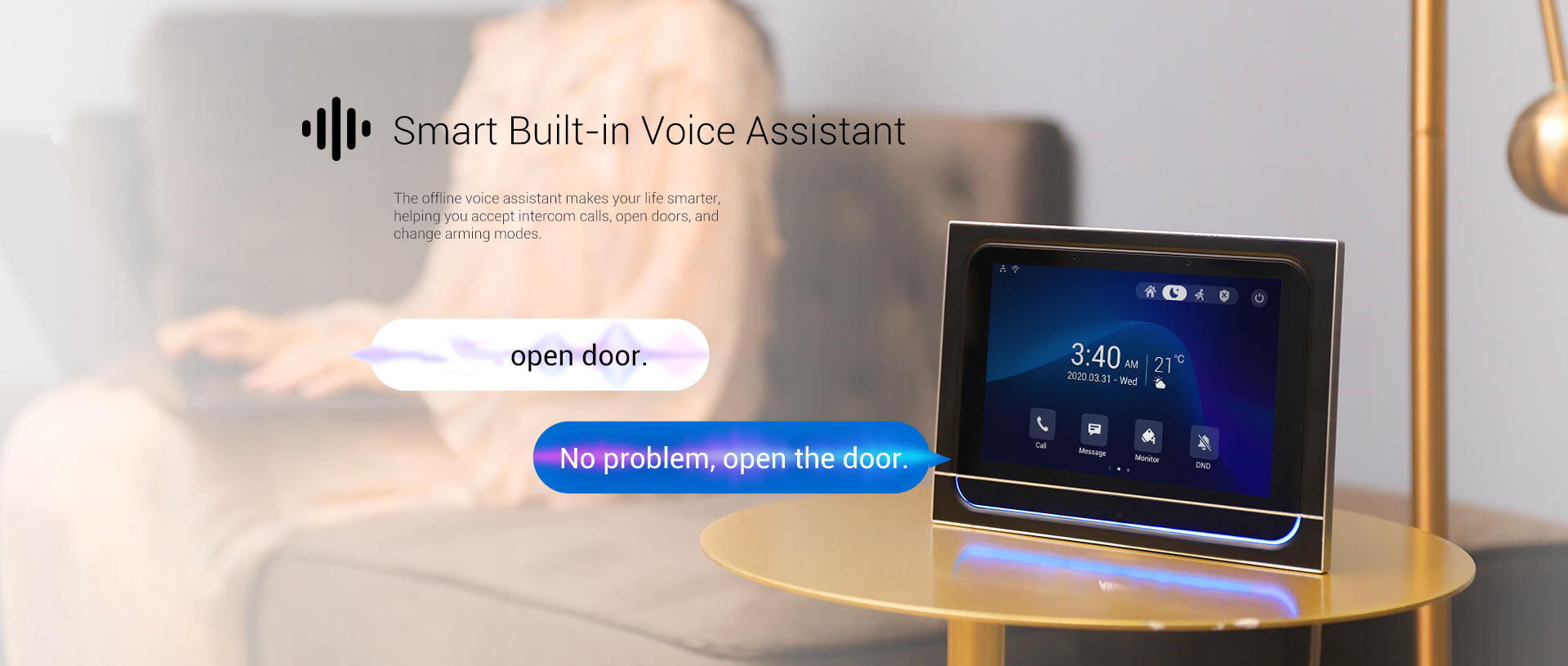 ECC200 AV07 Series: 7-inch Indoor Intercom Android Building Intercom ...