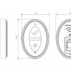 l350 cerradura automática de puerta cerradura electrónica waferlock|etiqueta de edificio inteligente|ingeniería actual débil first general technology co., Ltd.|first general technology inc.
