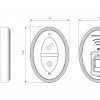 l350 automatic door lock electronic lock waferlock|smart building label|weak current engineering first general technology co., Ltd.|first general technology inc.