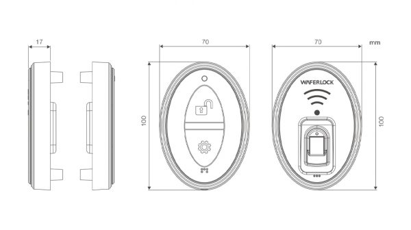 l350 automatic door lock electronic lock waferlock|smart building label|weak current engineering first general technology co., Ltd.|first general technology inc.