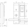 L381 產品尺寸 電子鎖