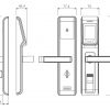 L600 產品尺寸 電子鎖