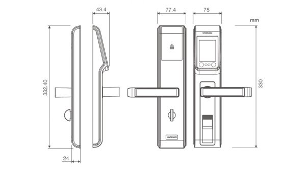 l600 人臉辨識 電子鎖 waferlock|智慧建築標章|弱電工程 第一通用科技有限公司|first general technology inc.