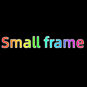Small frame temperature controller banner