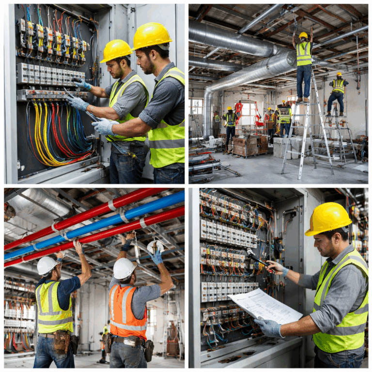 기계 및 전기 공학 건설